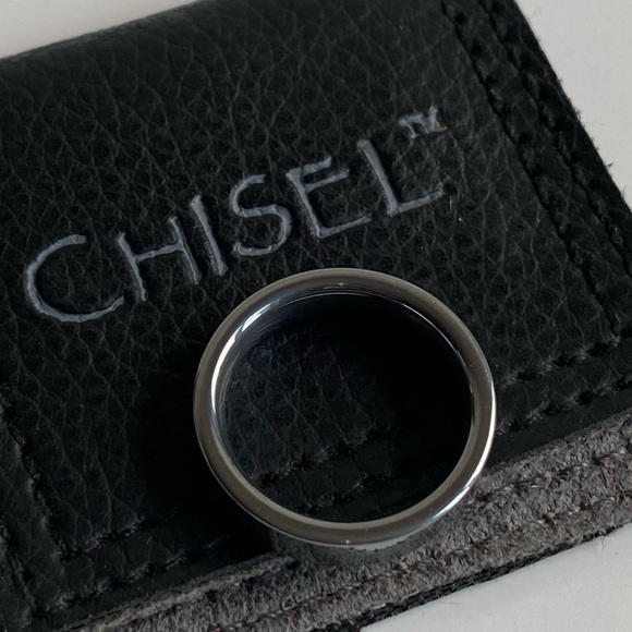 Chisel Tungsten Carbide Ring size 6.5 - Picture 3 of 7